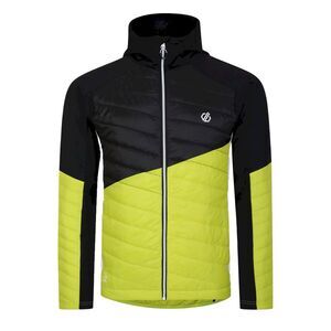 Dare 2B Mens Gendarme Padded Jacket / Black/Green Algae